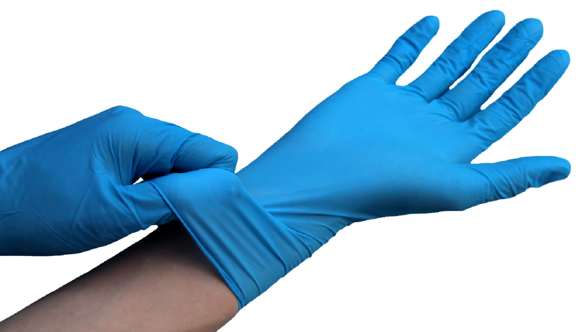 Einmalhandschuhe Nitril blau